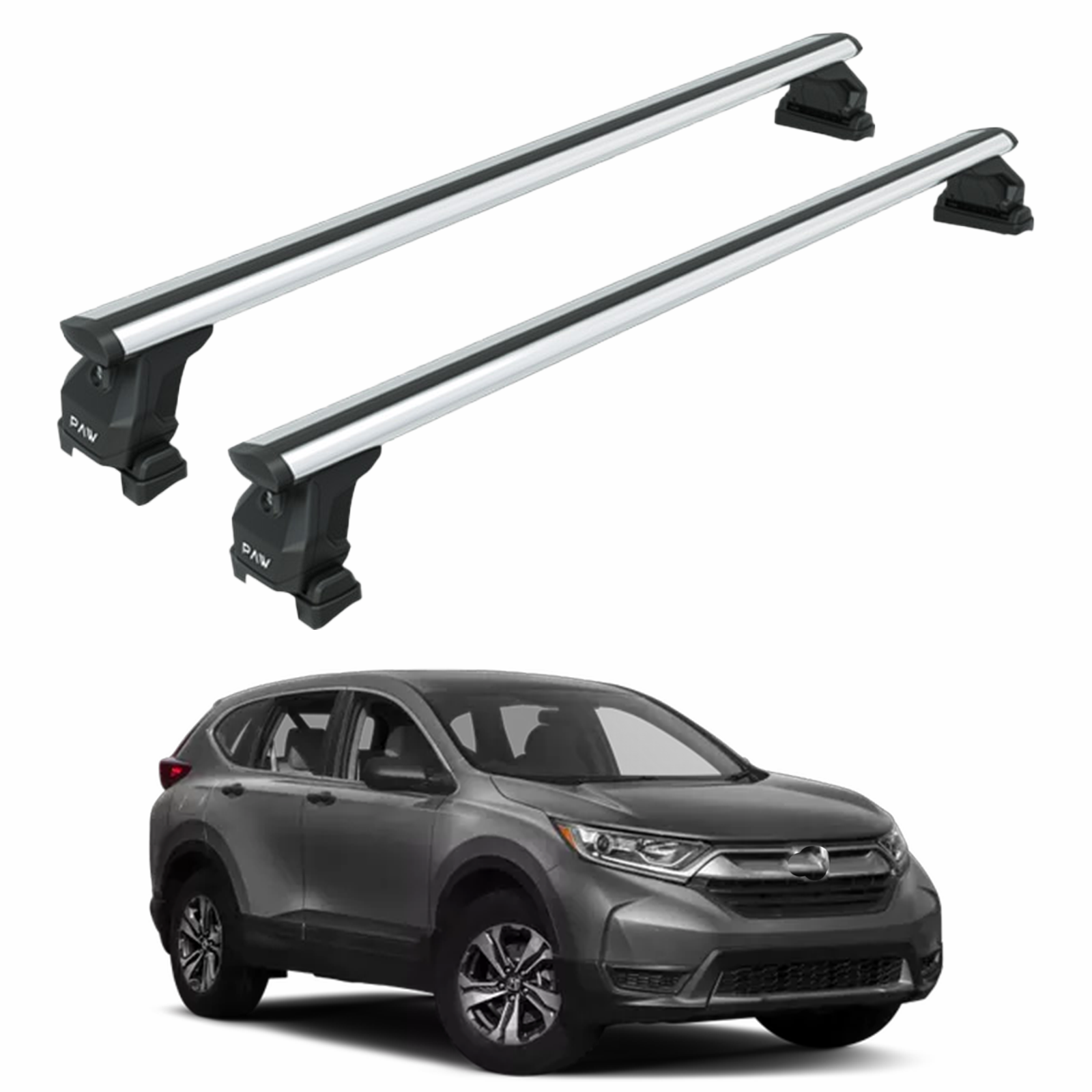Roof Rack Cross Bars Compatible with 2012-2024 Honda CR-V Without Roof Rails Silver Roof Rack Cross Bars Compatible with 2012-2024 Honda CR-V Without Roof Rails Silver